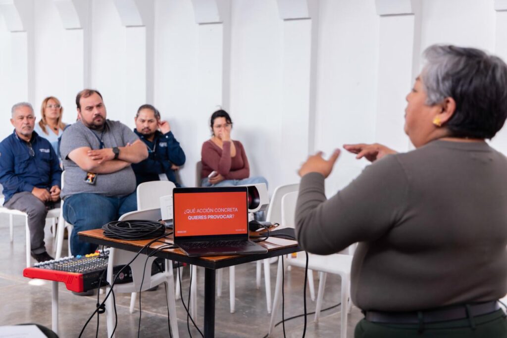 Una de las reflexiones centrales del taller, ¿qué acción concreta quieres provocar?