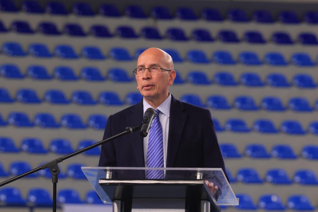 Viceministro del Deporte y la Recreación, Francisco Aguilar Chang.